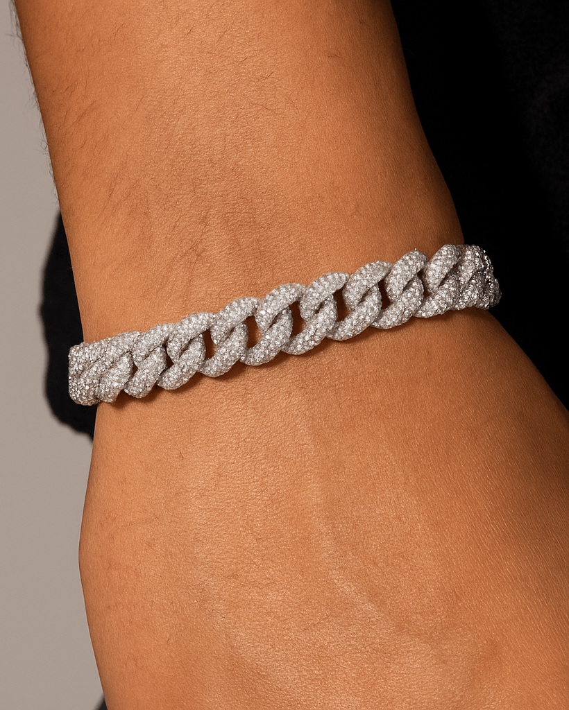 10MM ICED CUBAN LINK BRACELET