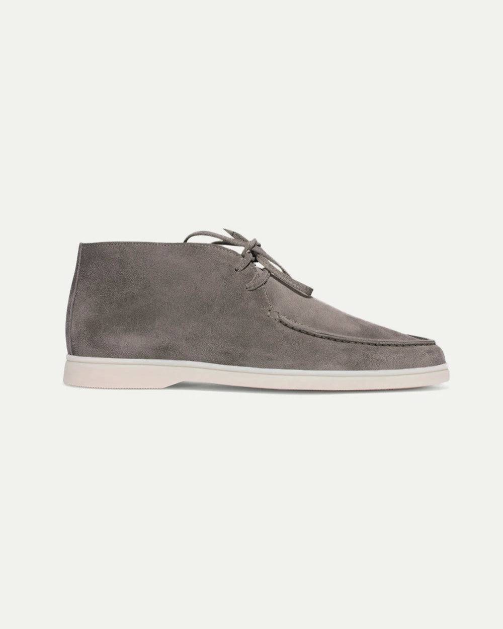 Grey City Loafer With Laces