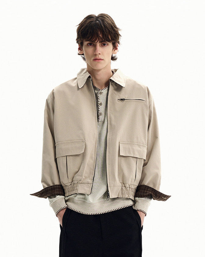 Utility-Inspired Zip Jacket