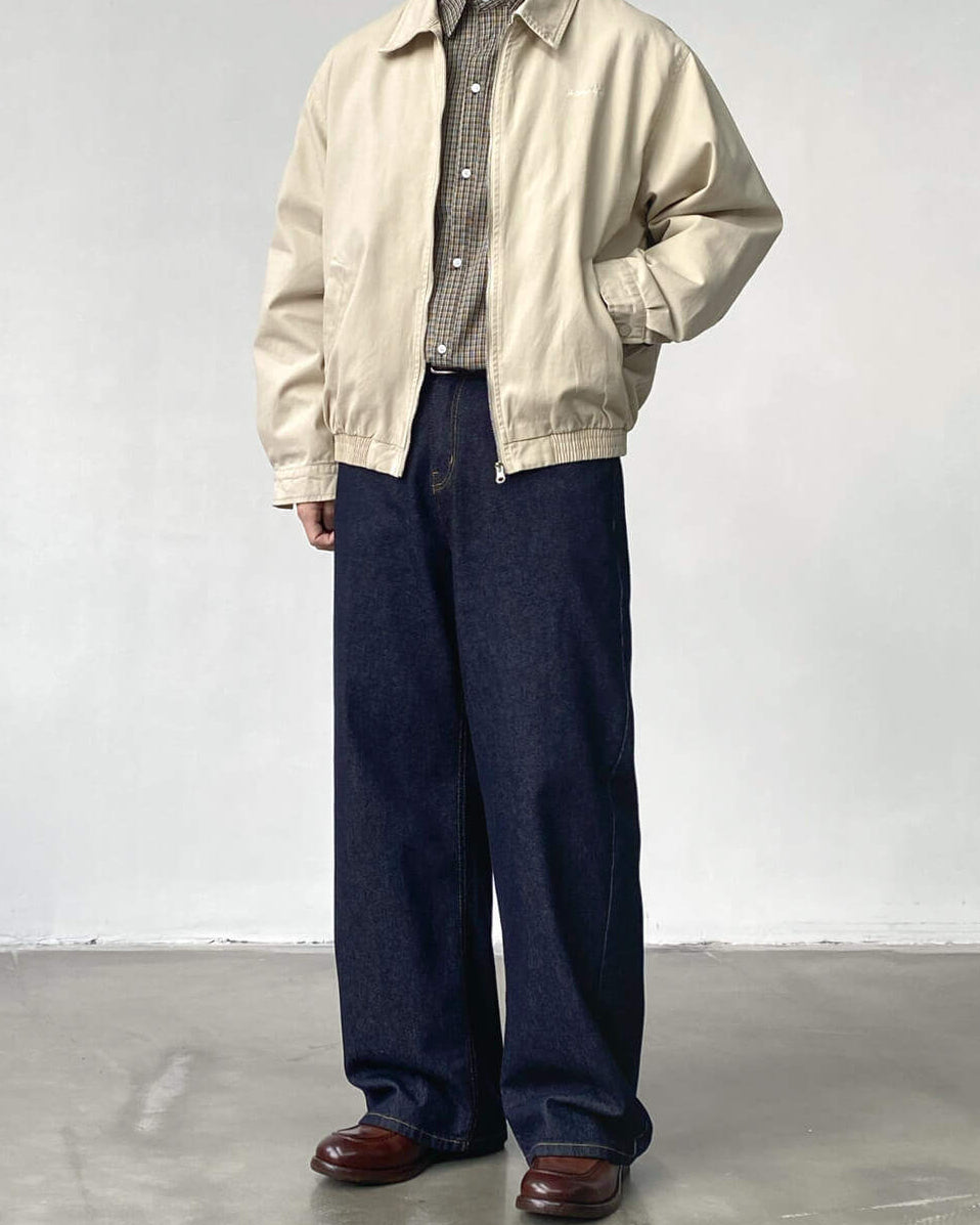 Loose-Fit Premium Denim Jeans
