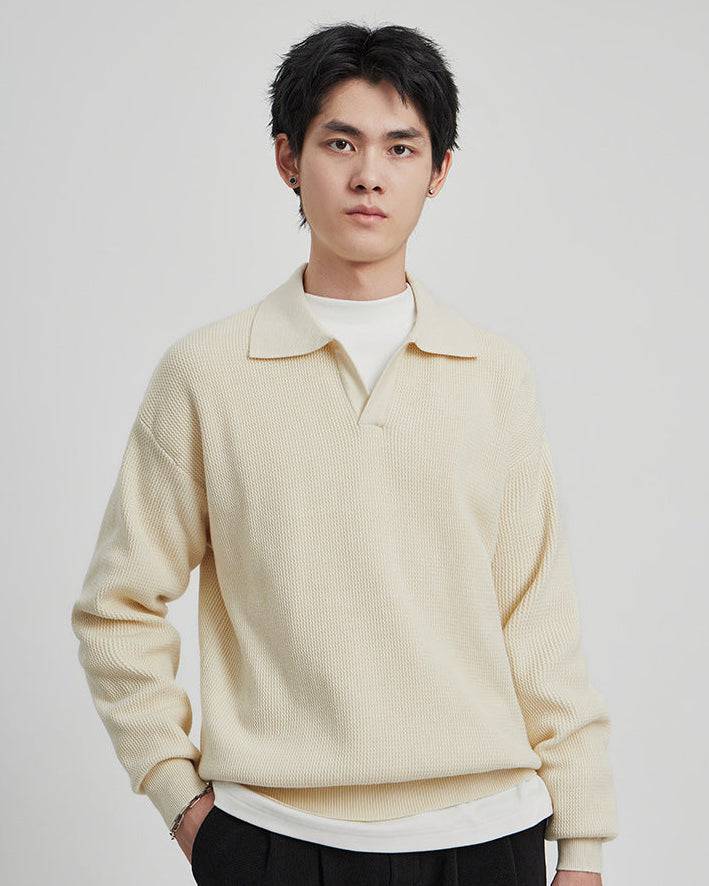 The Loughton Knit Polo Sweater