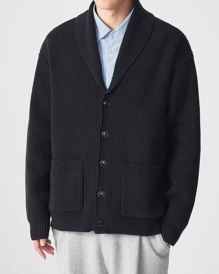 The VerdeEase Knit Shawl Collar Cardigan
