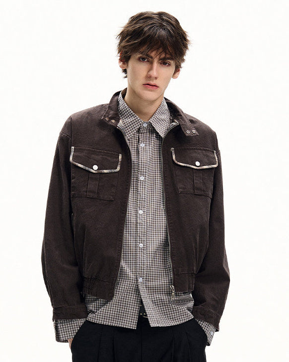 Refined Cotton Work Jacket