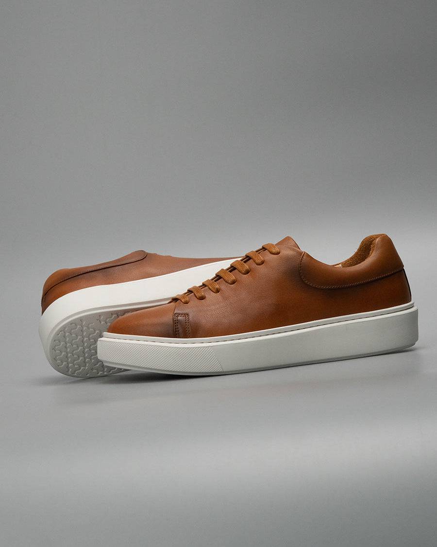 The Small Tire Vintage Leather Sneakers