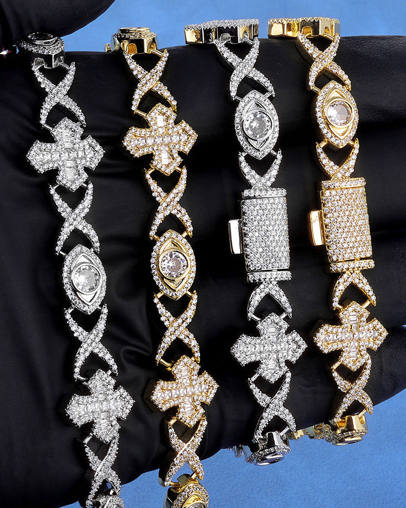 Signature Iced Icon Link Bracelet