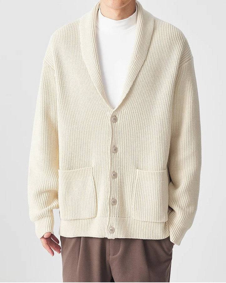The VerdeEase Knit Shawl Collar Cardigan