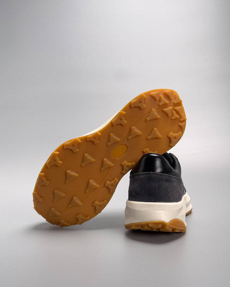 The Wolverine Classic Black Leather Sneakers