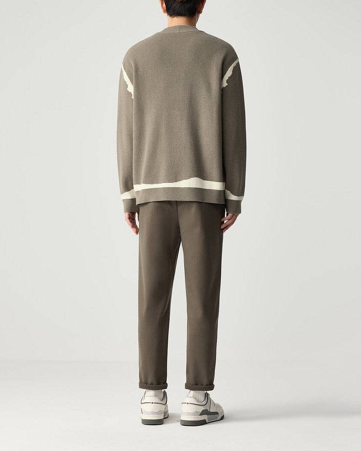 The Mo Maike 2025 Stylish V-Neck Knit Cardigan