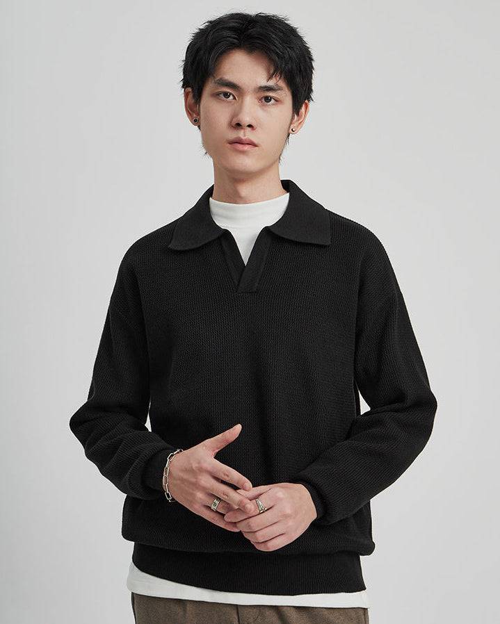 The Loughton Knit Polo Sweater