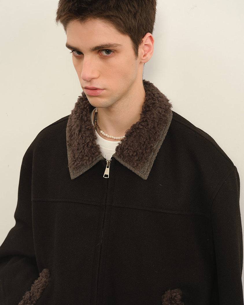 The Hearthline Retro Woolen Cotton Jacket