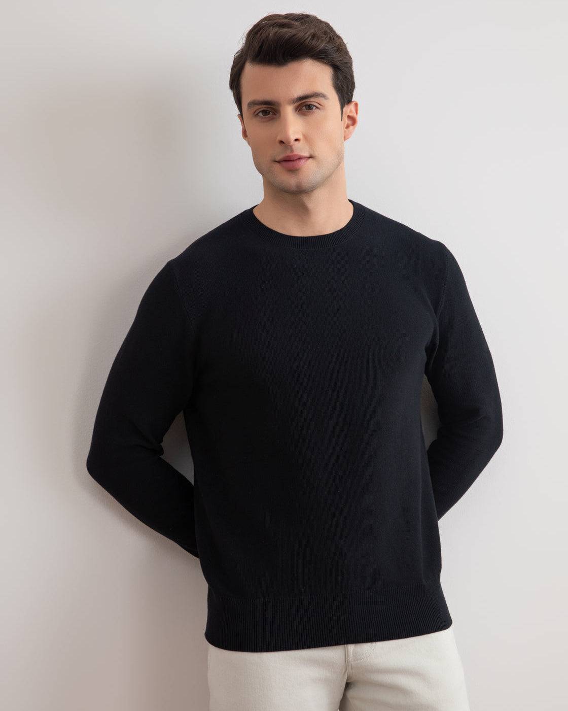 Black 18mil Crewneck Sweater