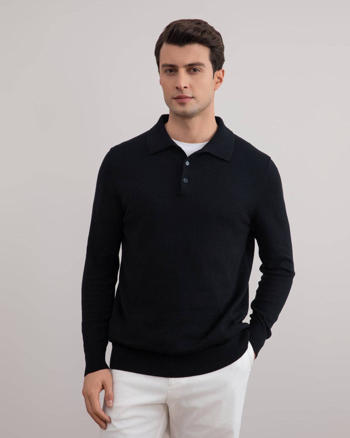 Black Classic Polo Shirt