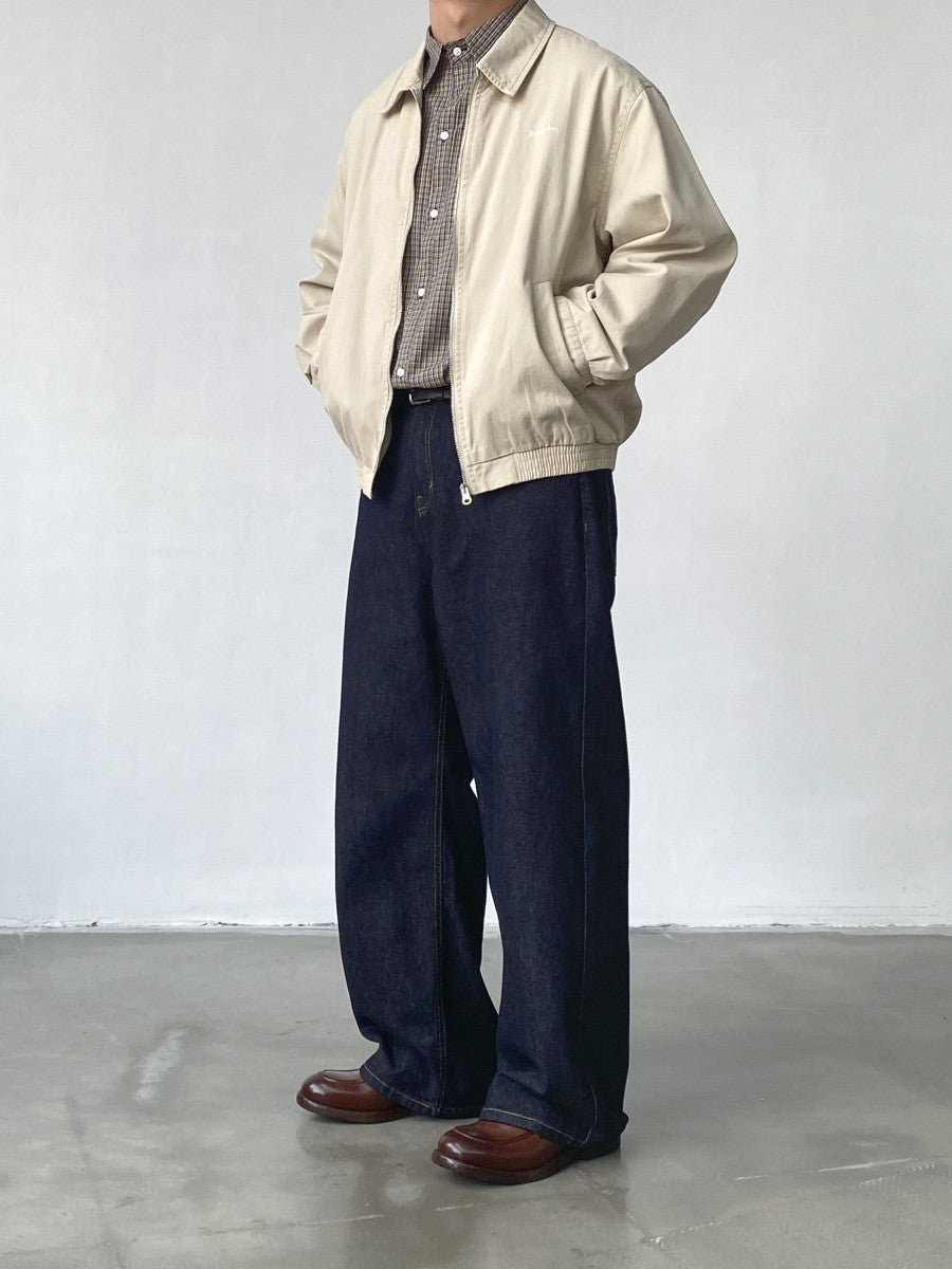 Loose-Fit Premium Denim Jeans
