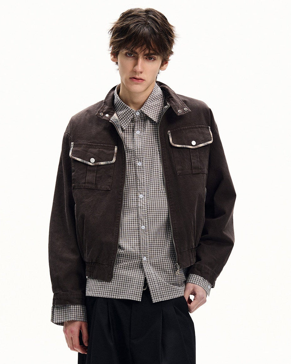 Refined Cotton Work Jacket