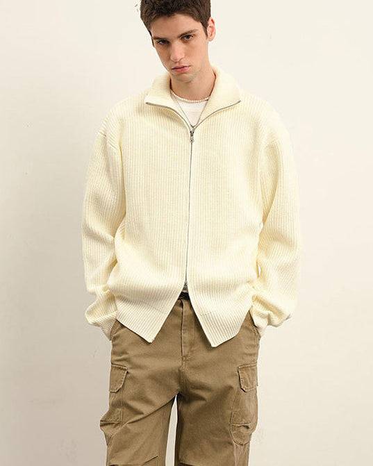 The Arcline Ribbed Knit Cardigan