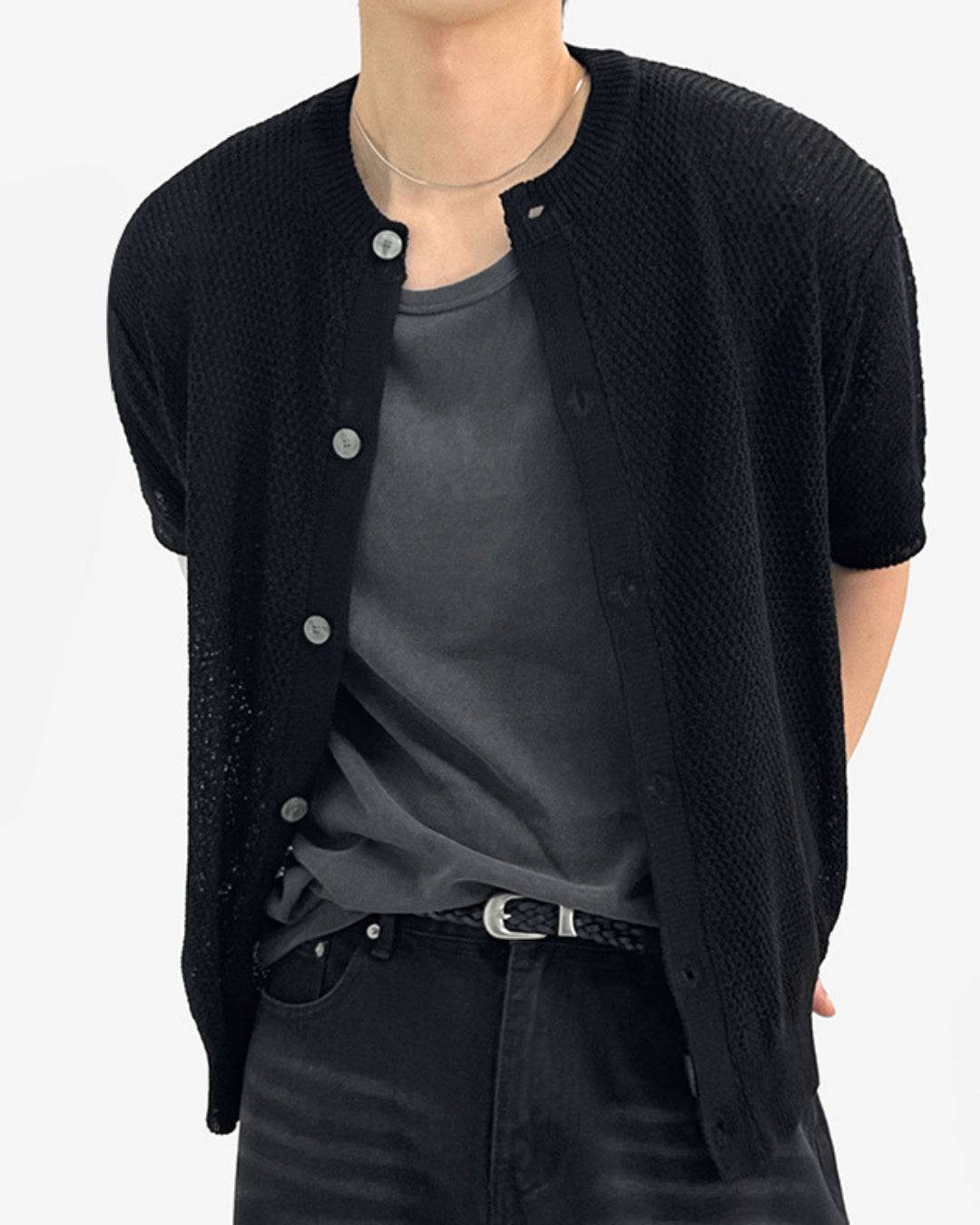 Knit Button Shirt