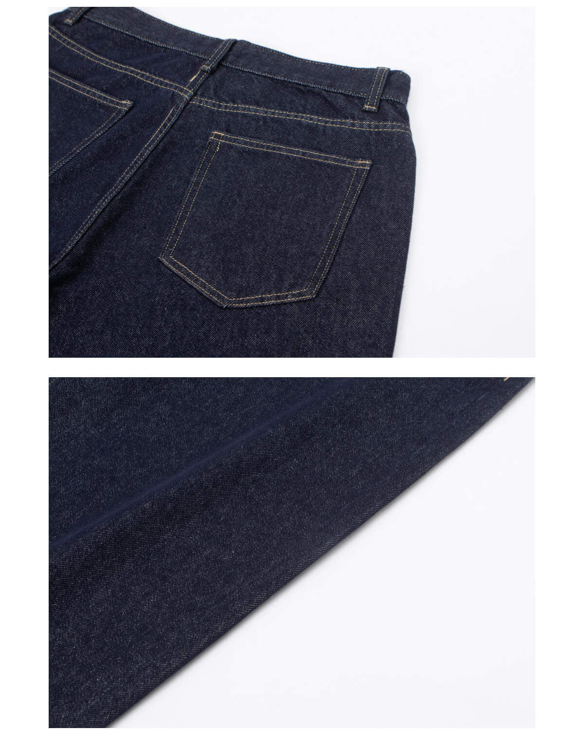 Loose-Fit Premium Denim Jeans