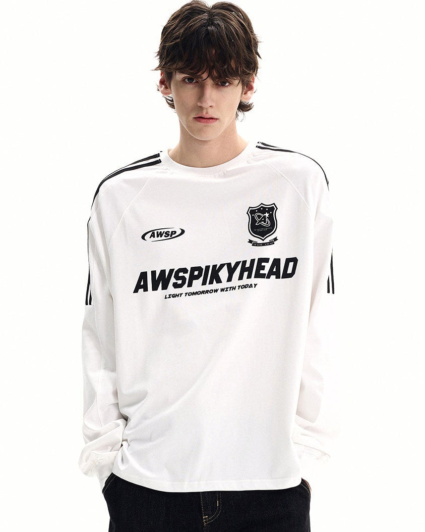 Solid Cotton Blend Crewneck Sweatshirt