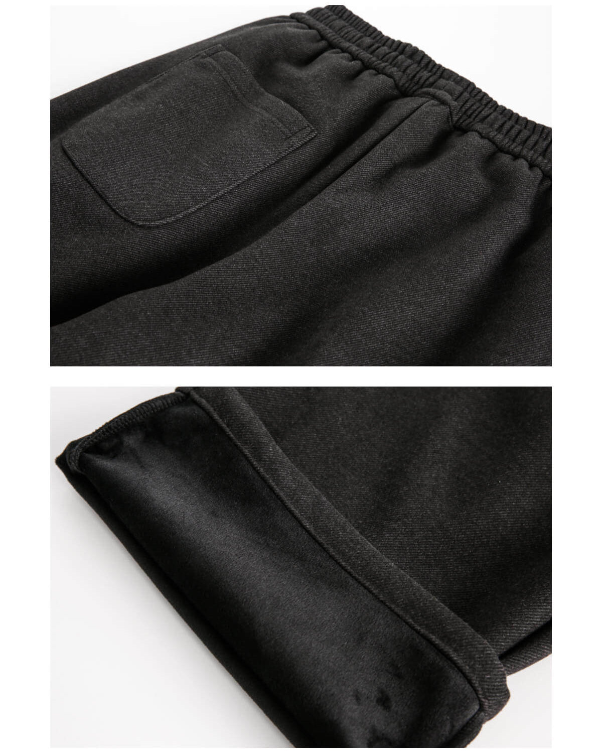 Tailored Thickened Wide Leg Wool Trousers