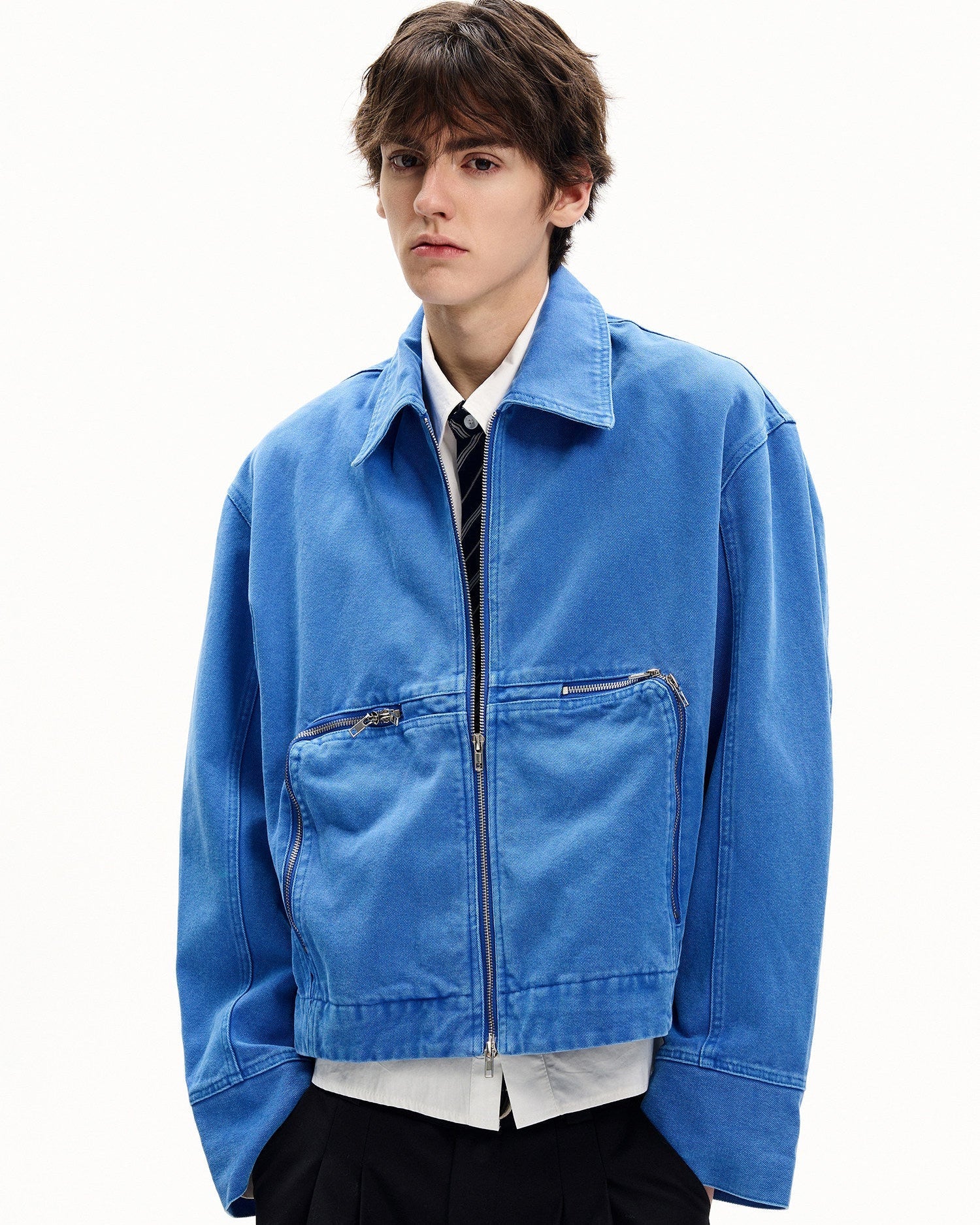 Relaxed Fit Cotton Work Jacket