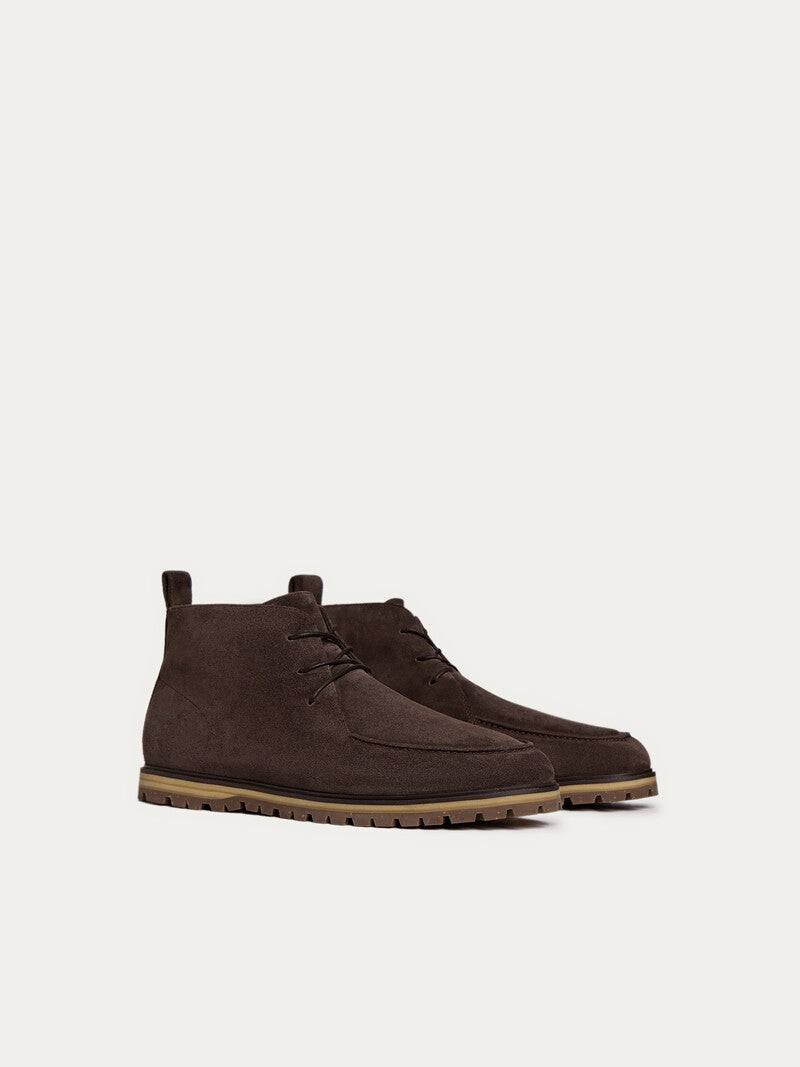 Lace-up boots Dark Chocolate