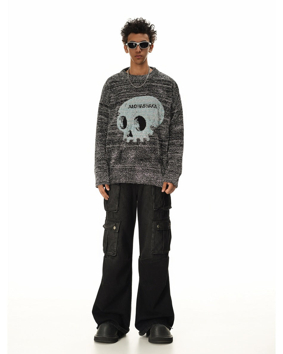 The Noir Relic Knit Crew Sweater