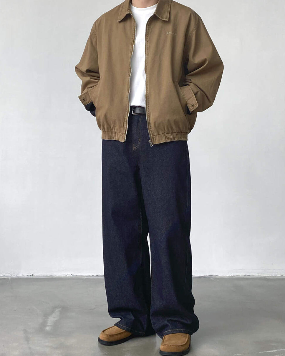 Loose-Fit Premium Denim Jeans