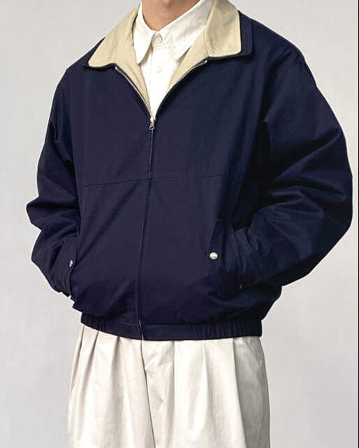 Clean Fit Cotton Zip Jacket