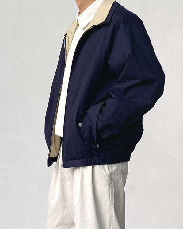 Clean Fit Cotton Zip Jacket