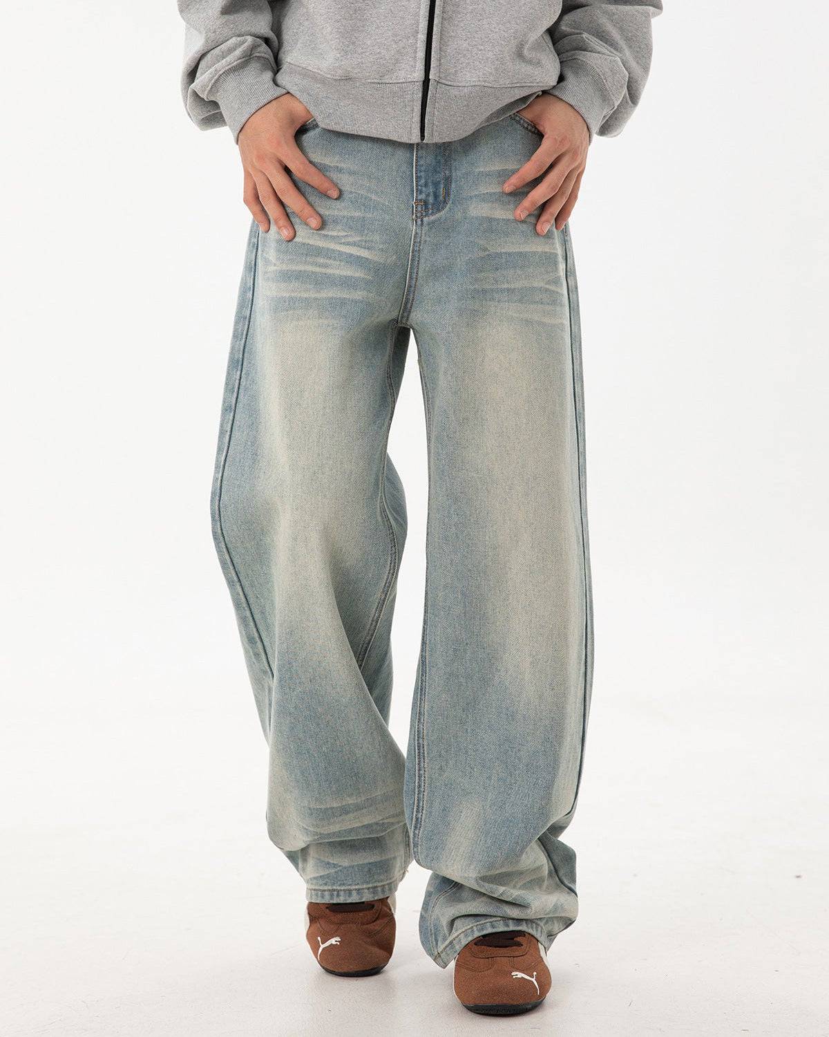 The Whisper Wash Straight Jeans