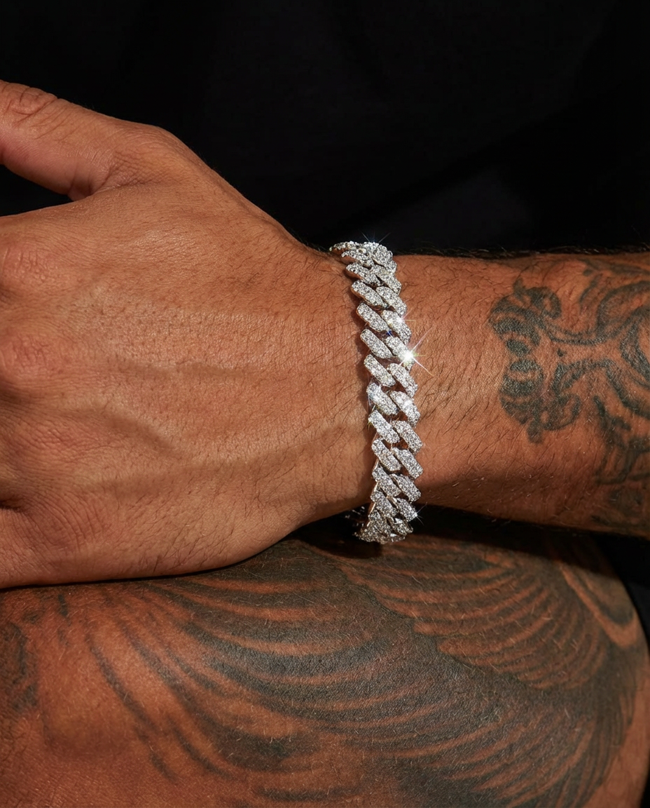 Imperial Pavé Chevron Link Bracelet