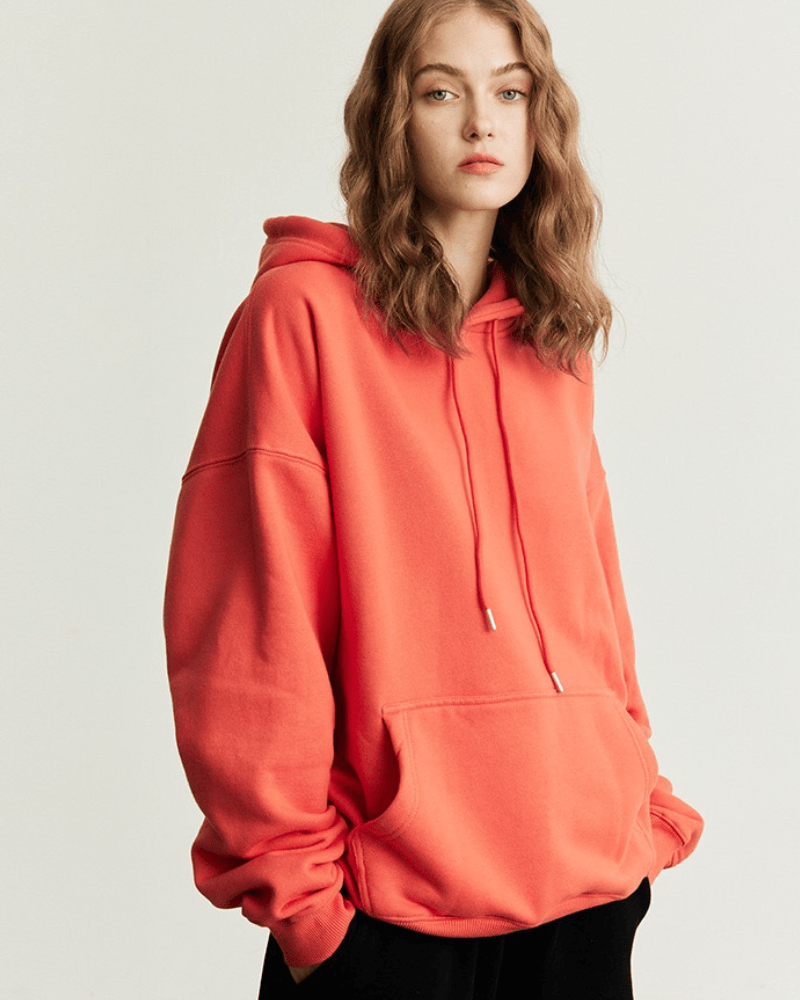 Oversized Hoodie with Drawstrings