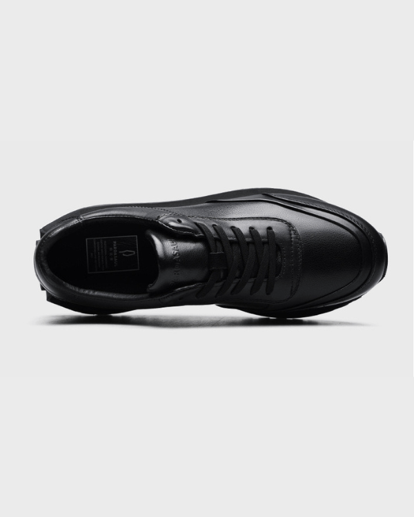 Monaco Black Leather Runner