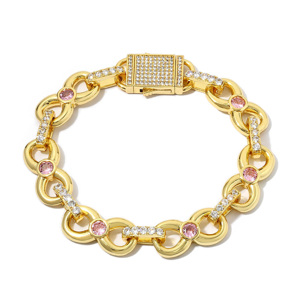 Signature Gemstone Link Bracelet