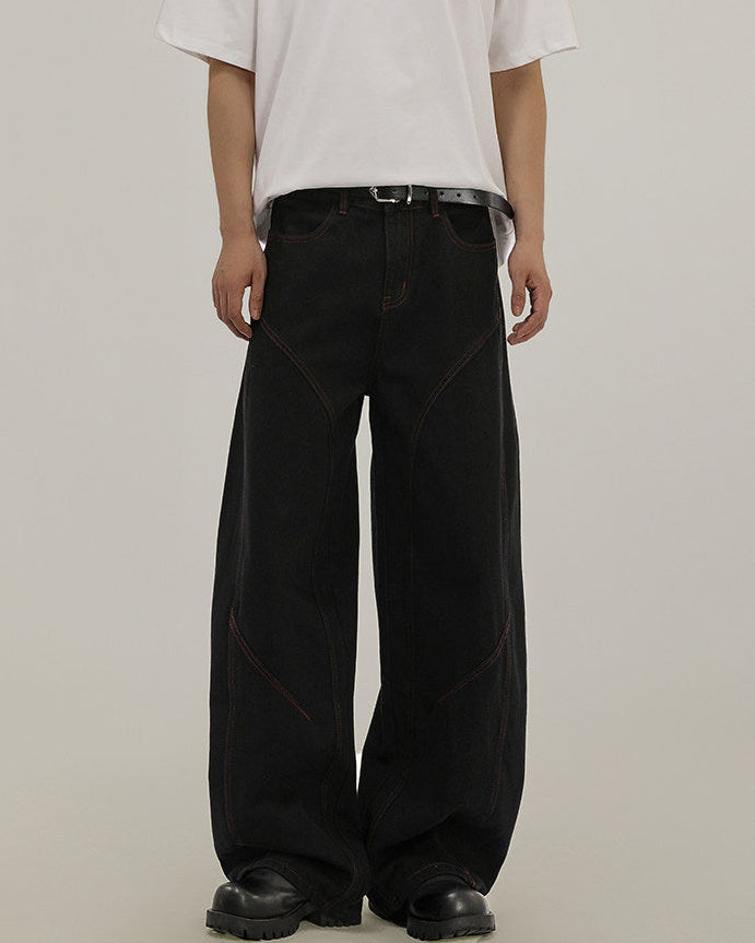Tailored Wide-Leg Jeans