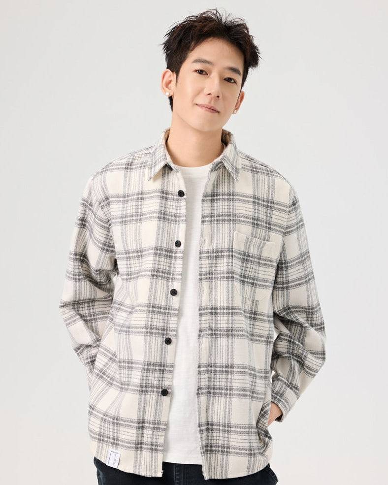 The Harborwood Checked Long Sleeve Overshirt