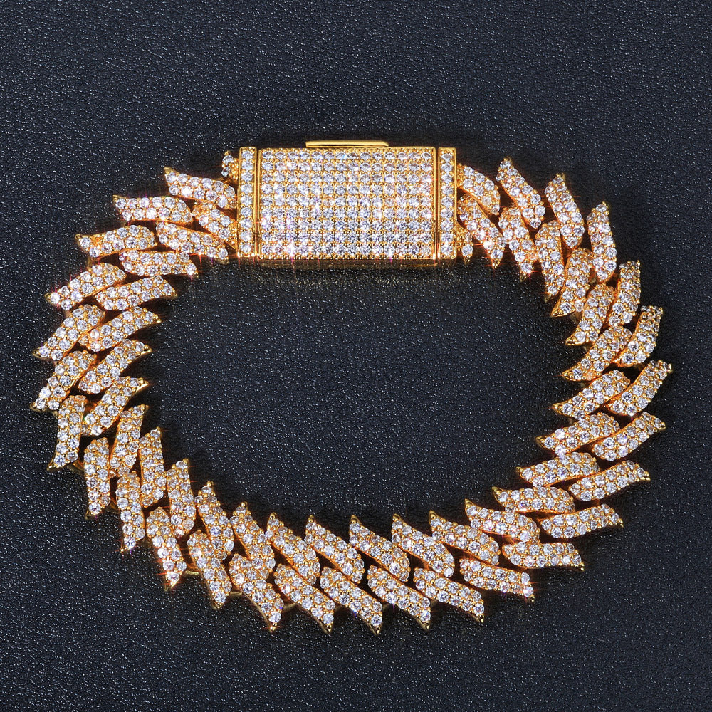 Imperial Pavé Chevron Link Bracelet