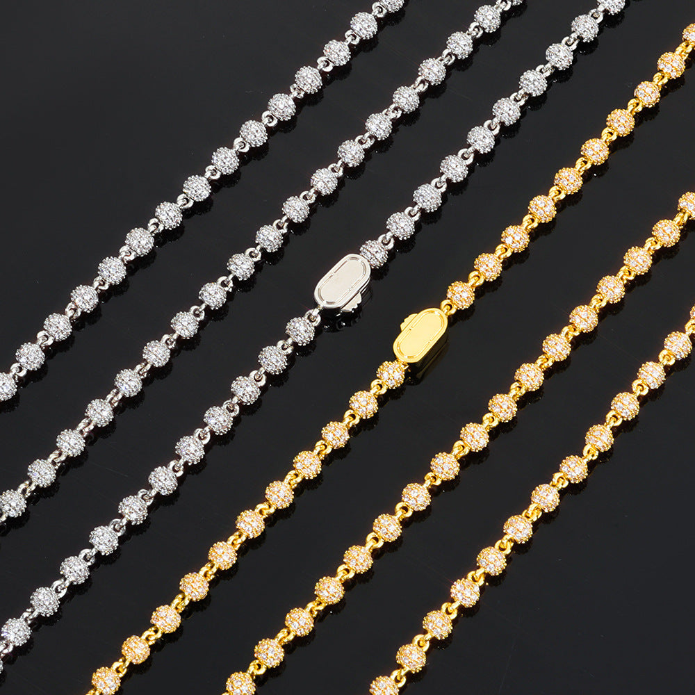 Icon Pavé Tennis Chain Necklace