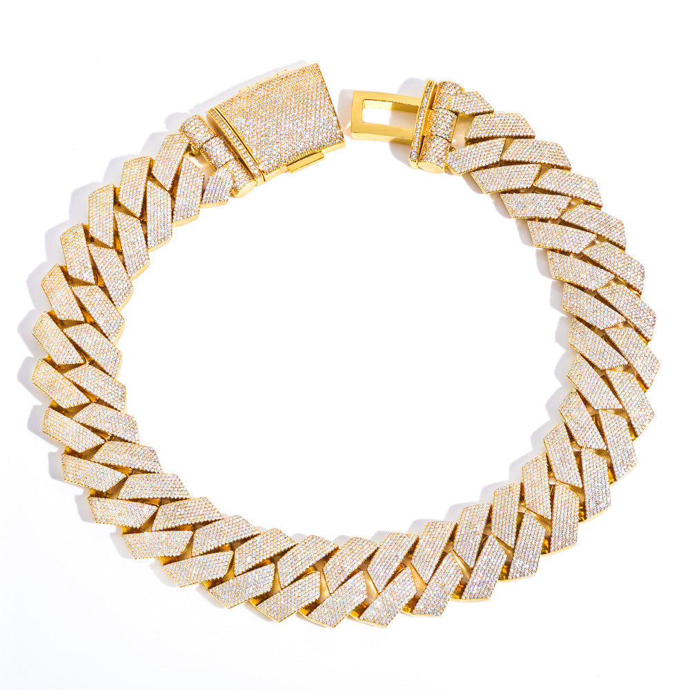 Luxe Iced Cuban Link Necklace and Bracelet