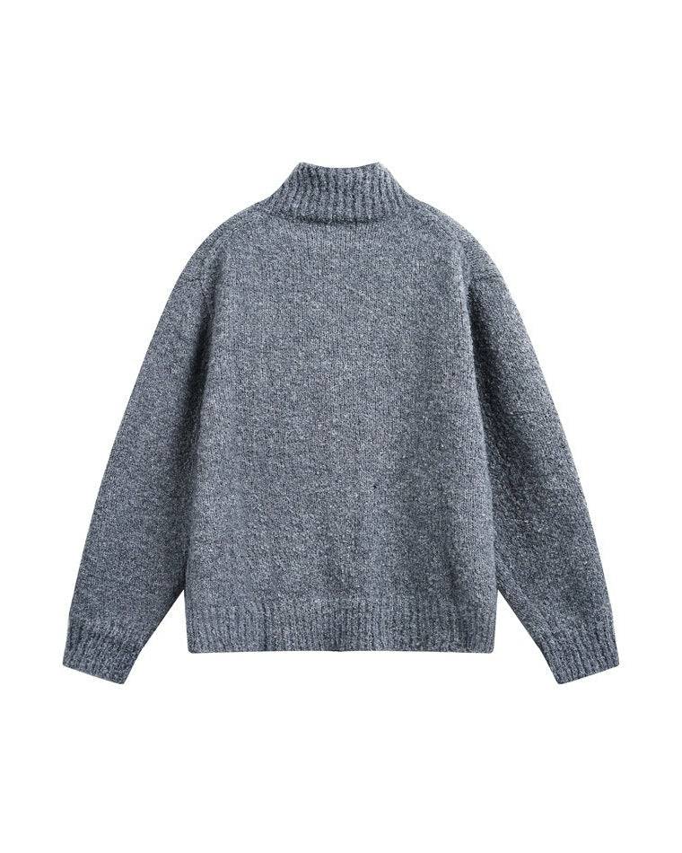 The Summit Textured Collar Sweater