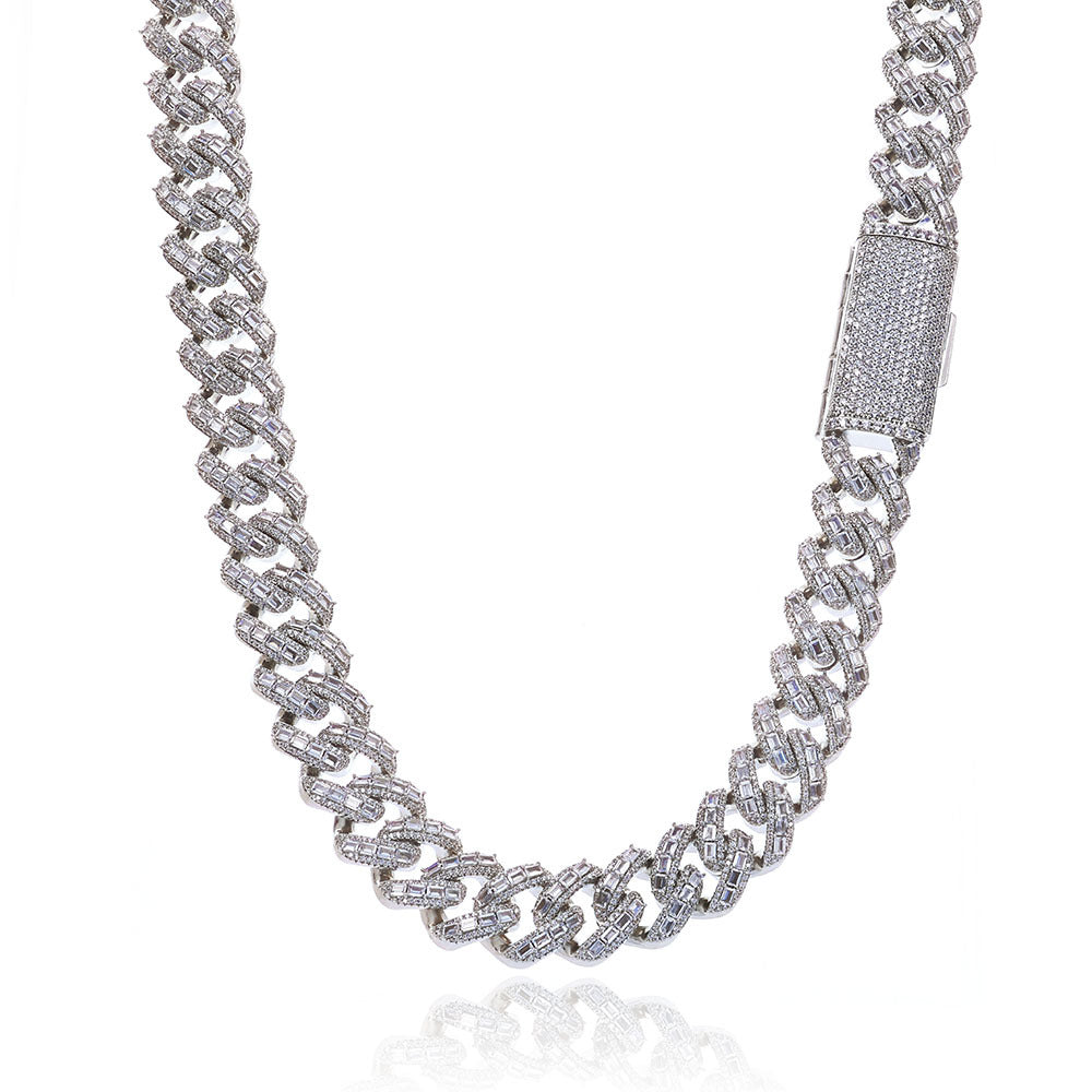 18mm Arctic Iced Cuban Chain