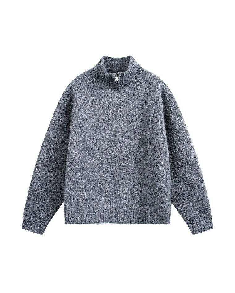 The Summit Textured Collar Sweater