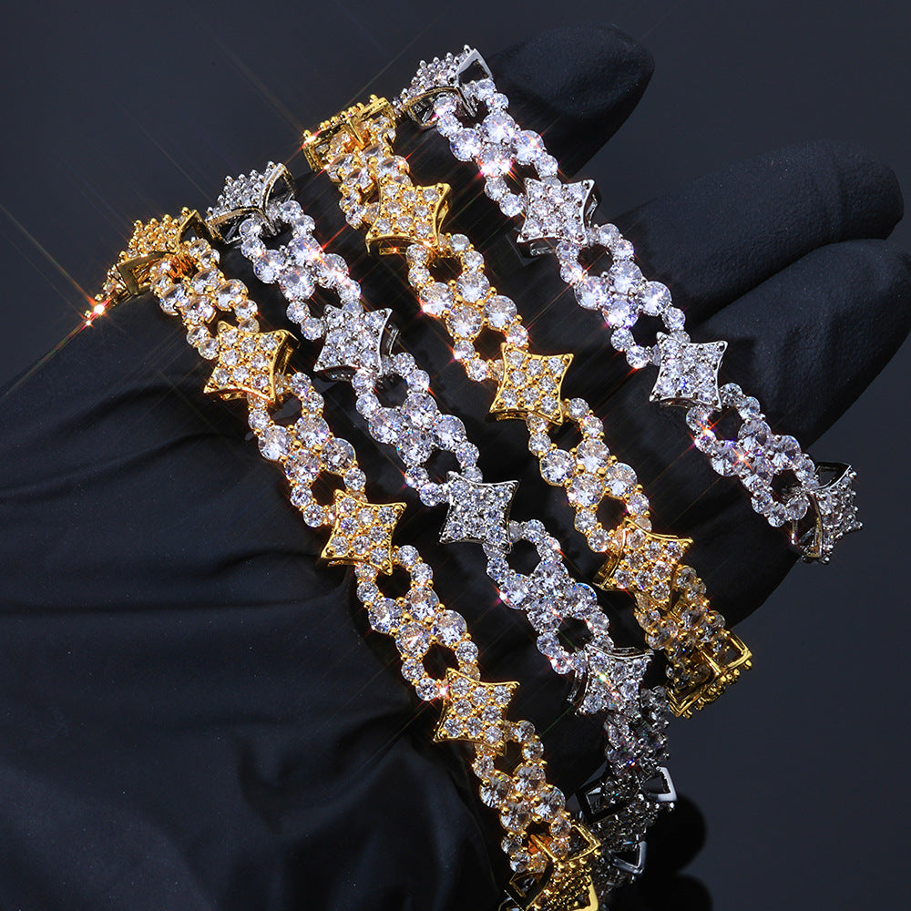Imperial Pavé Star Link Necklace