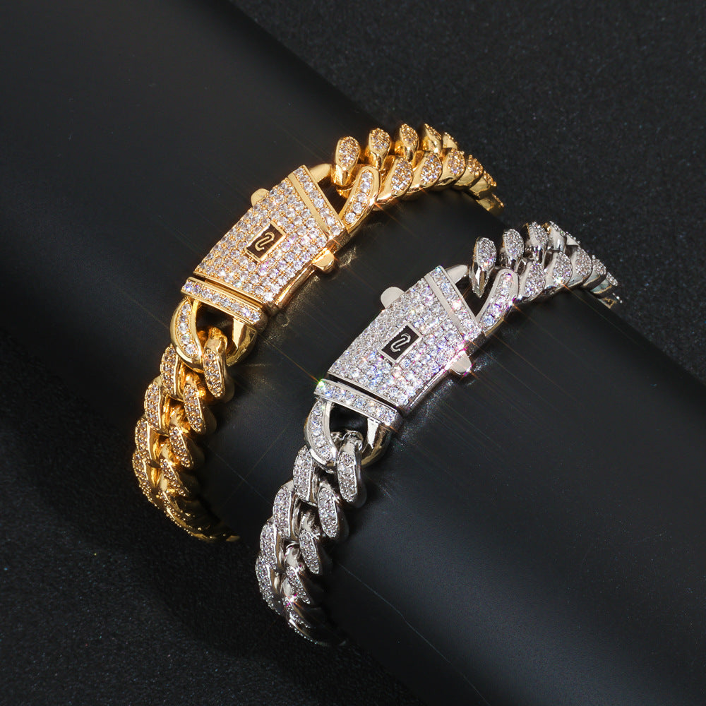 Signature Cuban Link Diamond Bracelet
