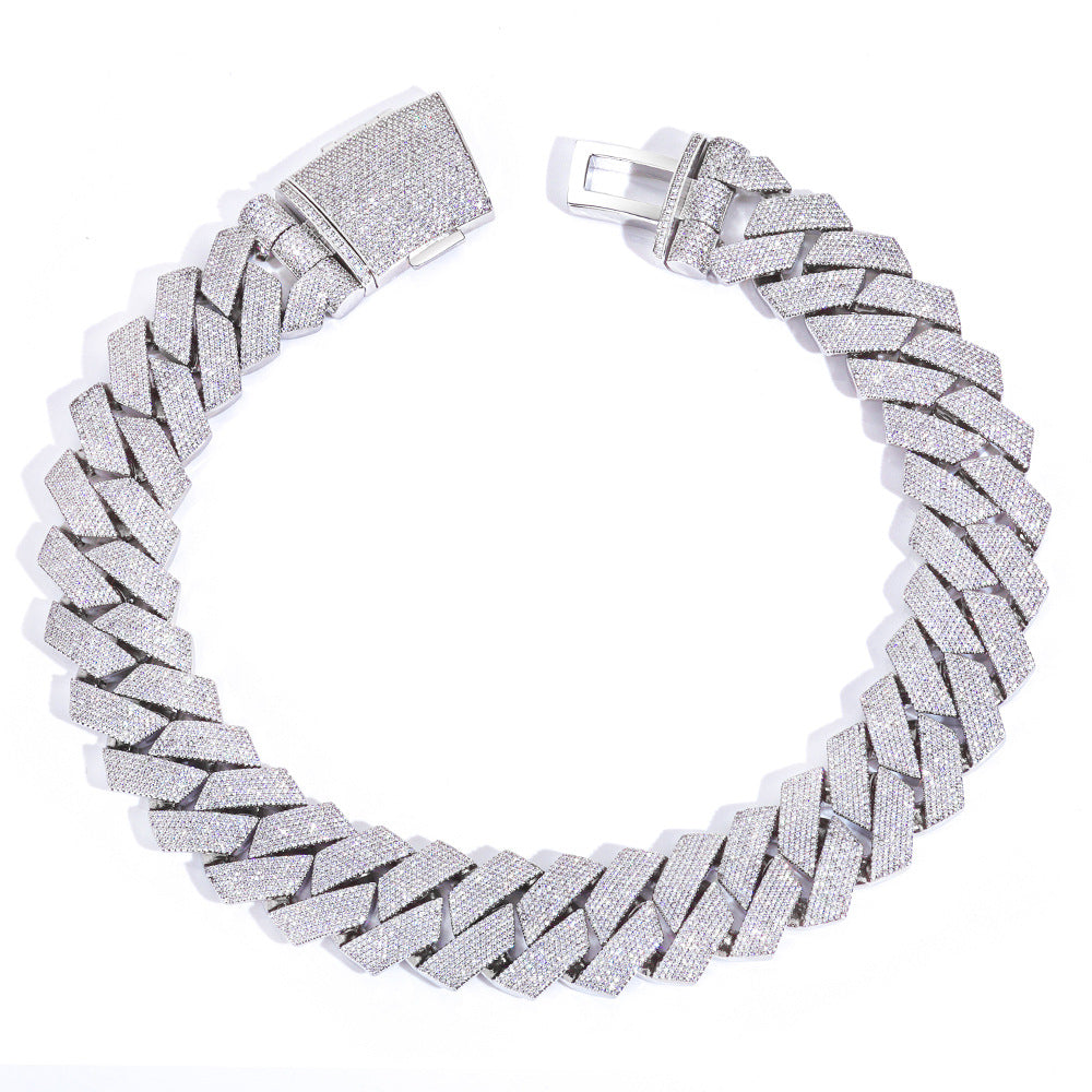 Luxe Iced Cuban Link Necklace and Bracelet