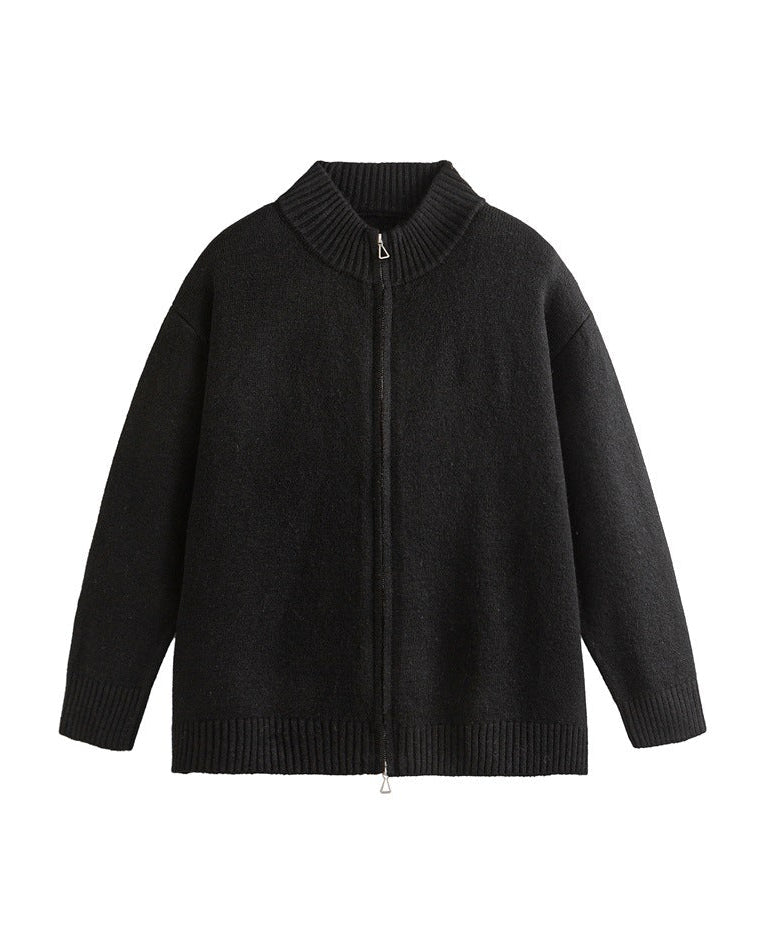 The Riverset Vintage Zipper Cardigan