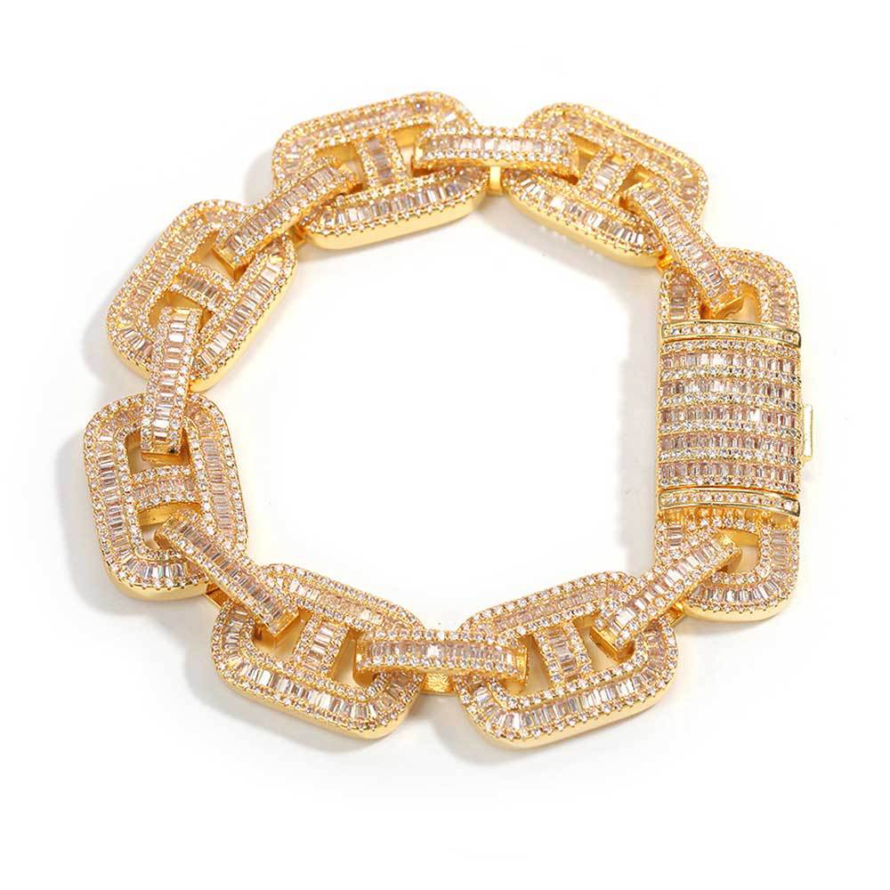 Baguette Iced Link Bracelet