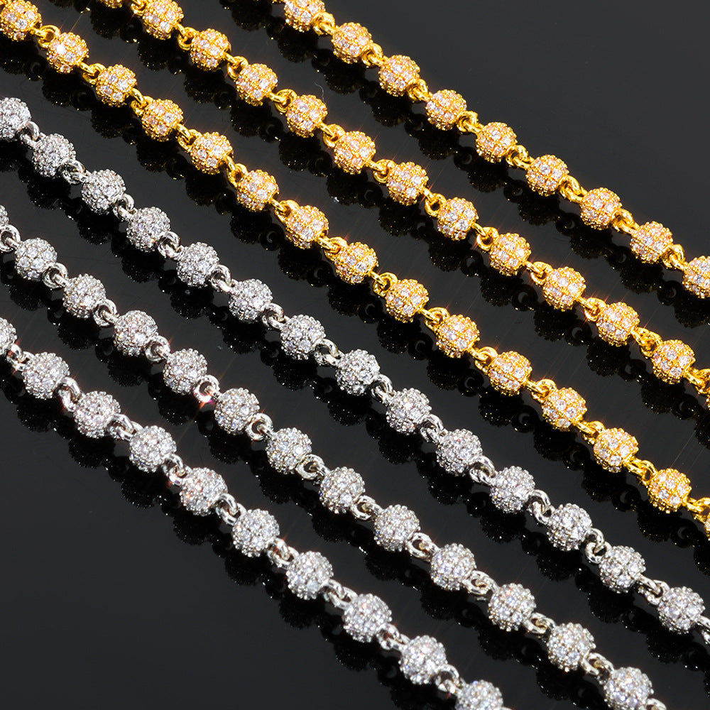 Icon Pavé Tennis Chain Necklace