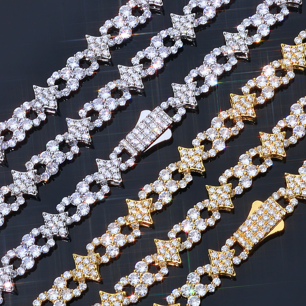 Imperial Pavé Star Link Necklace