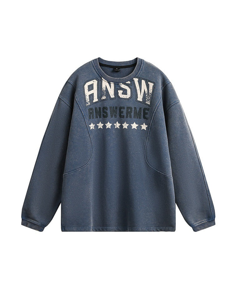 The Hudson Washed Knit Sweater